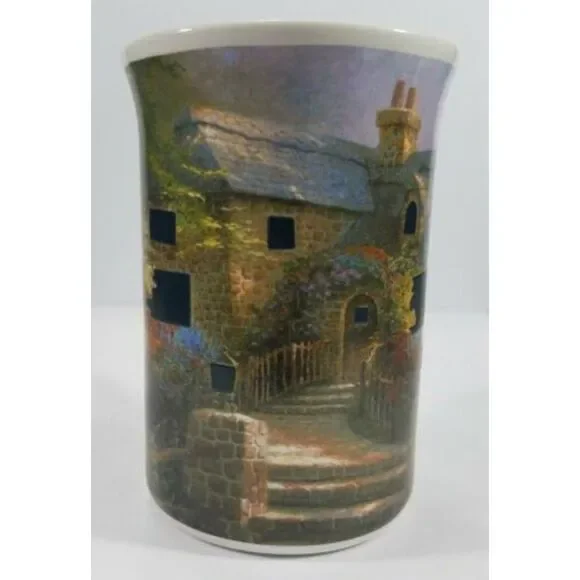 Thomas Kinkade Painter Of Light Hollybock House Coffee Mug - EUC Excellent Used- - Picture 4 of 9
